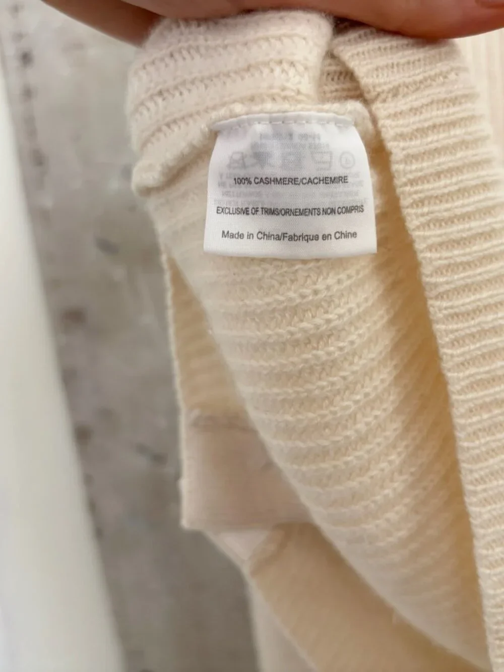 Tory Burch Cashmere Ribbed Cardigan